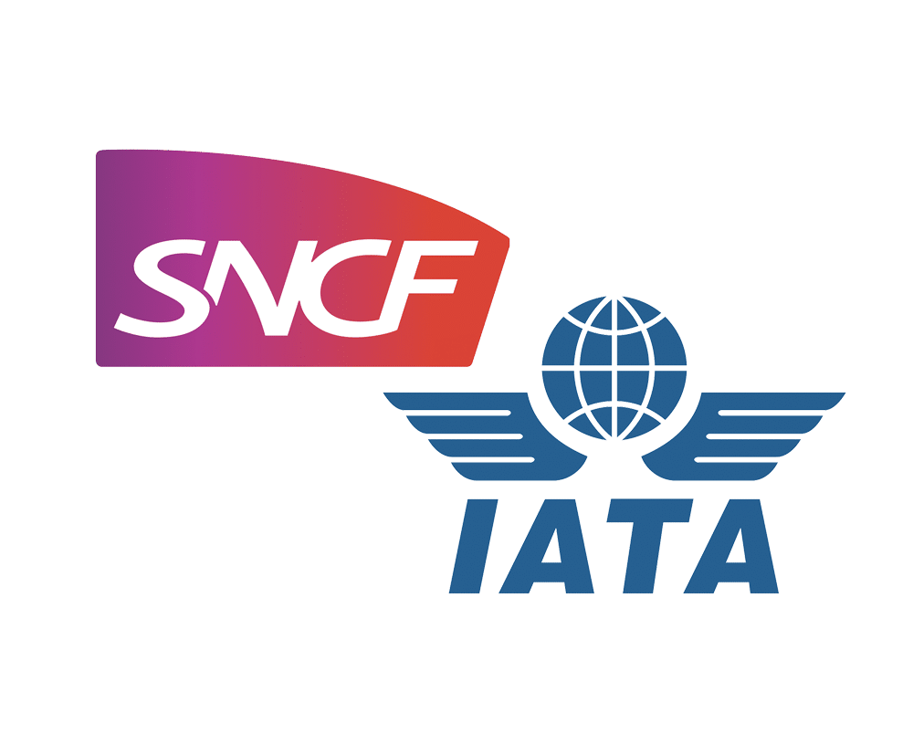Nous disposons des agréments IATA / SNCF pour garantir la réservation de vos billets d'avion et de train
